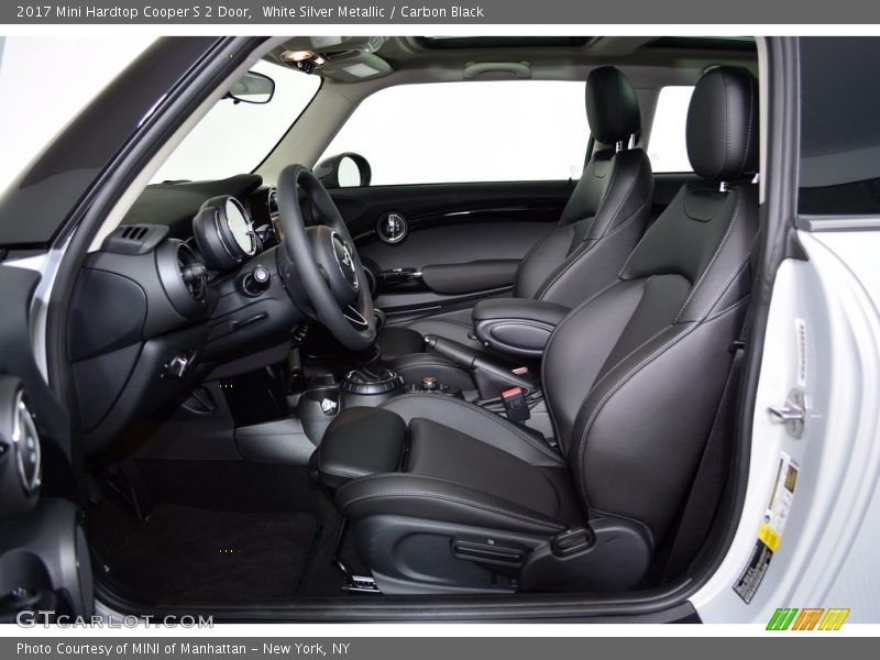 White Silver Metallic / Carbon Black 2017 Mini Hardtop Cooper S 2 Door