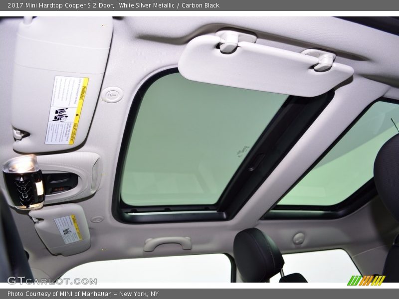 White Silver Metallic / Carbon Black 2017 Mini Hardtop Cooper S 2 Door