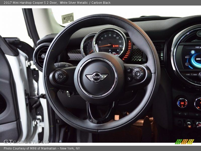 White Silver Metallic / Carbon Black 2017 Mini Hardtop Cooper S 2 Door