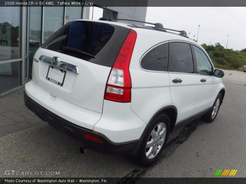 Taffeta White / Gray 2008 Honda CR-V EX 4WD