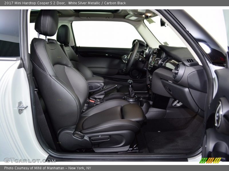 White Silver Metallic / Carbon Black 2017 Mini Hardtop Cooper S 2 Door