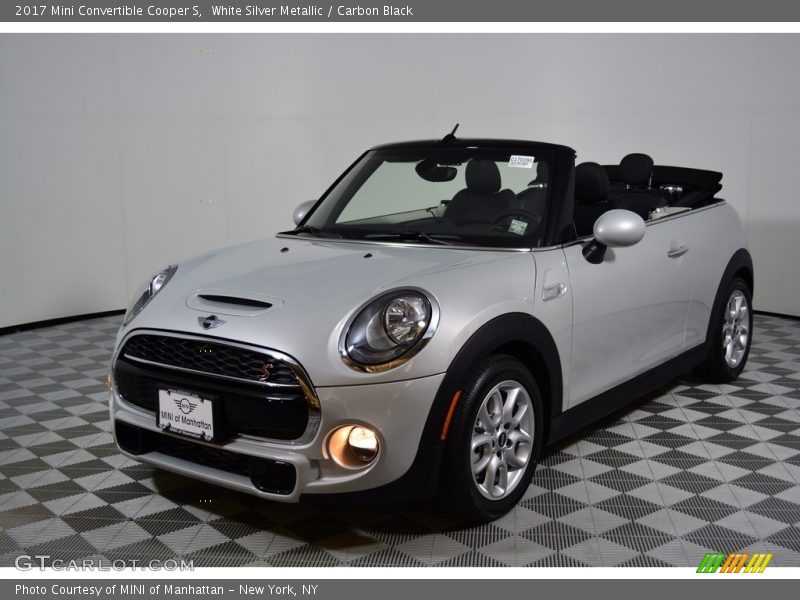 White Silver Metallic / Carbon Black 2017 Mini Convertible Cooper S