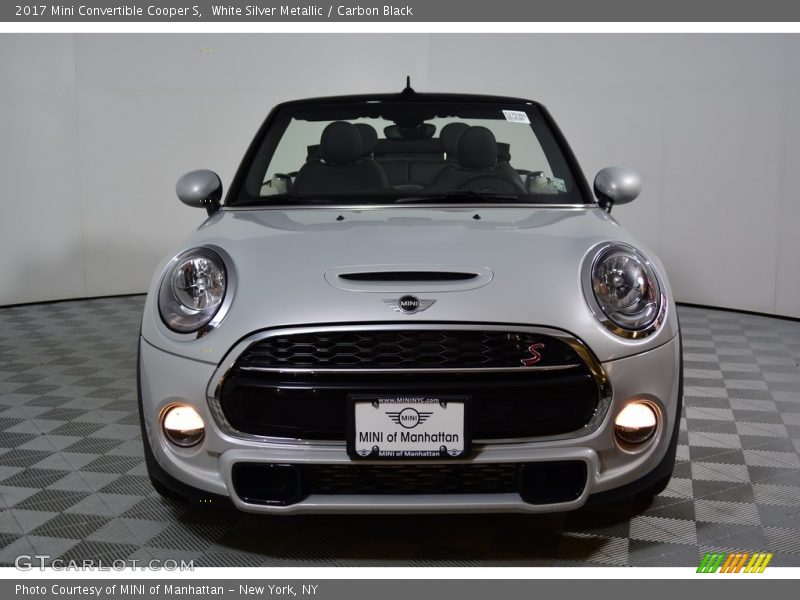 White Silver Metallic / Carbon Black 2017 Mini Convertible Cooper S