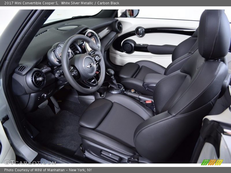 White Silver Metallic / Carbon Black 2017 Mini Convertible Cooper S