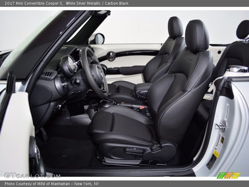 White Silver Metallic / Carbon Black 2017 Mini Convertible Cooper S