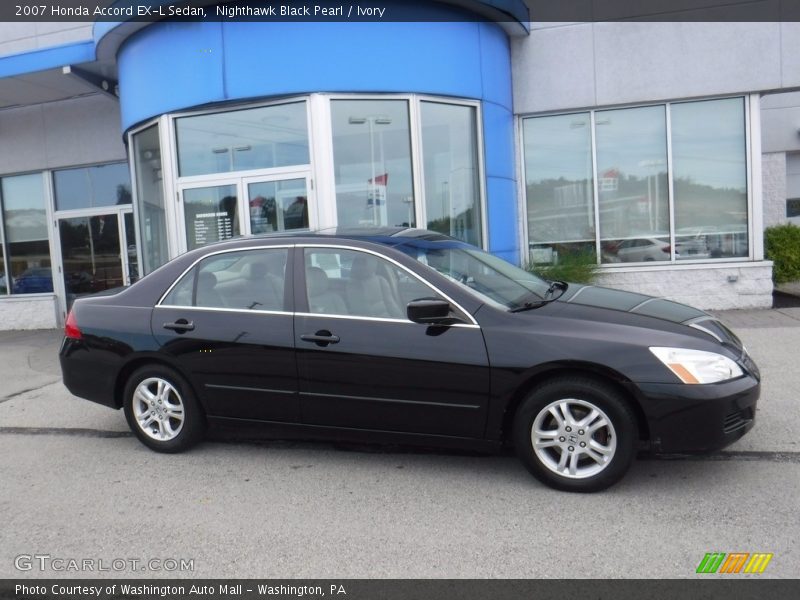 Nighthawk Black Pearl / Ivory 2007 Honda Accord EX-L Sedan