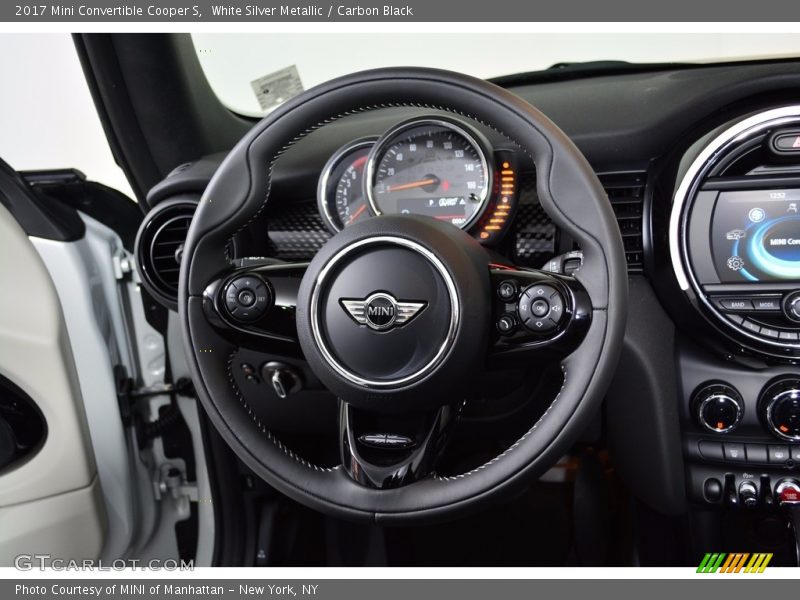 White Silver Metallic / Carbon Black 2017 Mini Convertible Cooper S