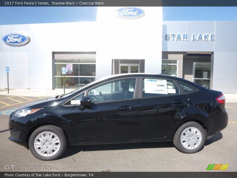 Shadow Black / Charcoal Black 2017 Ford Fiesta S Sedan