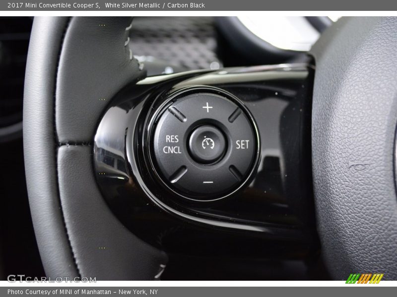 White Silver Metallic / Carbon Black 2017 Mini Convertible Cooper S