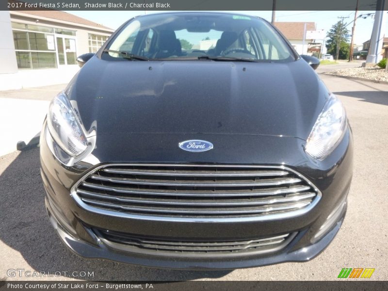 Shadow Black / Charcoal Black 2017 Ford Fiesta S Sedan