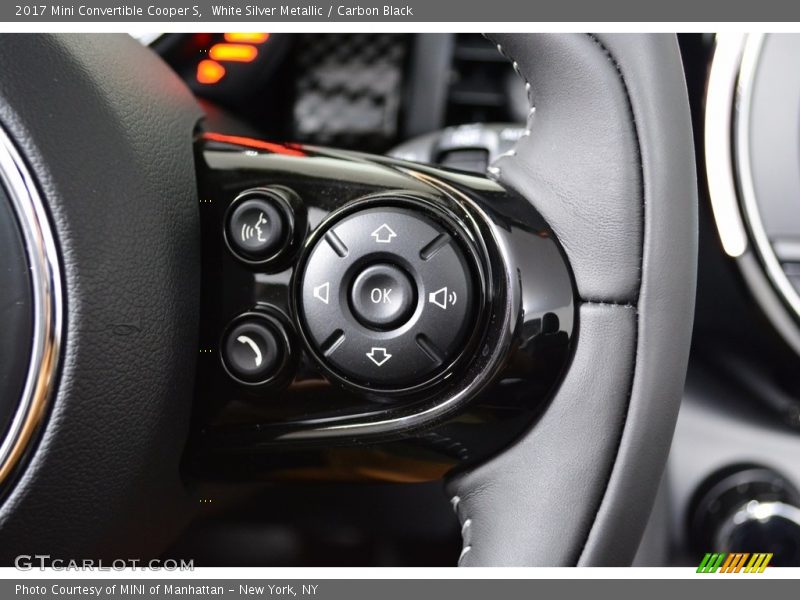 White Silver Metallic / Carbon Black 2017 Mini Convertible Cooper S