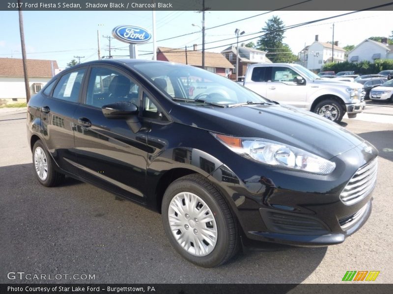 Shadow Black / Charcoal Black 2017 Ford Fiesta S Sedan