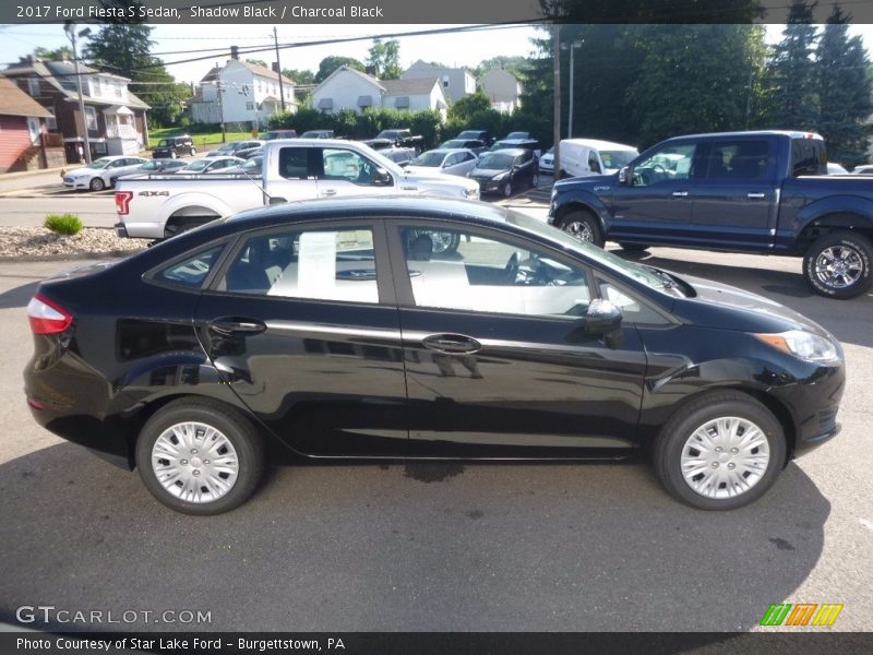 Shadow Black / Charcoal Black 2017 Ford Fiesta S Sedan
