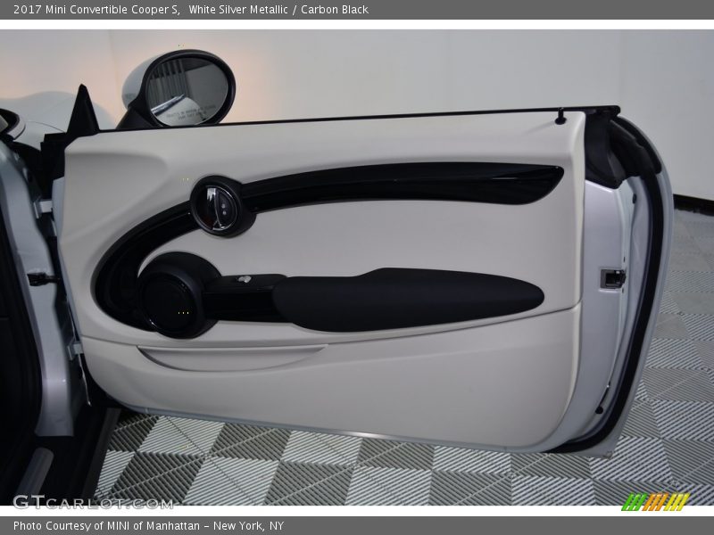 White Silver Metallic / Carbon Black 2017 Mini Convertible Cooper S