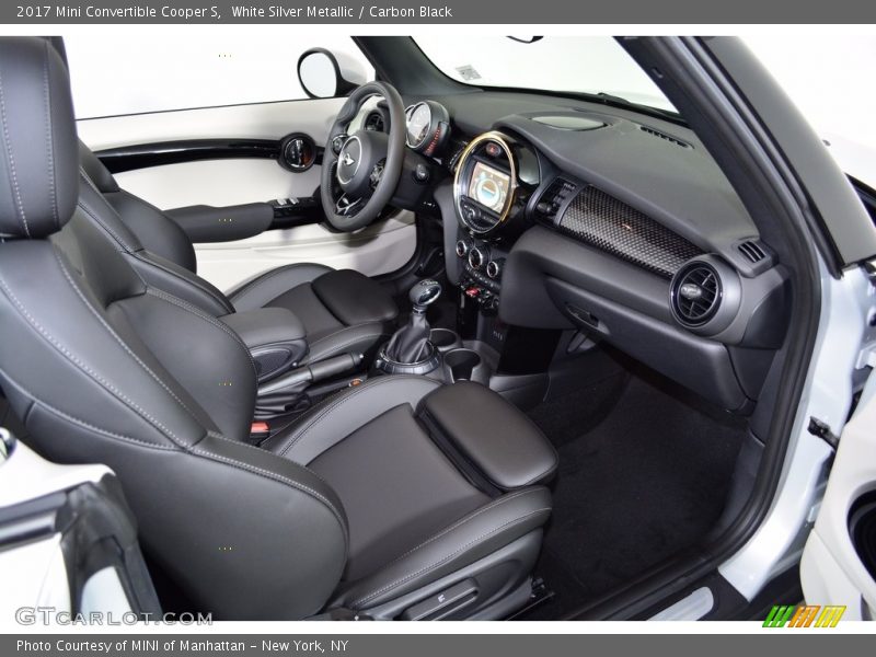 White Silver Metallic / Carbon Black 2017 Mini Convertible Cooper S