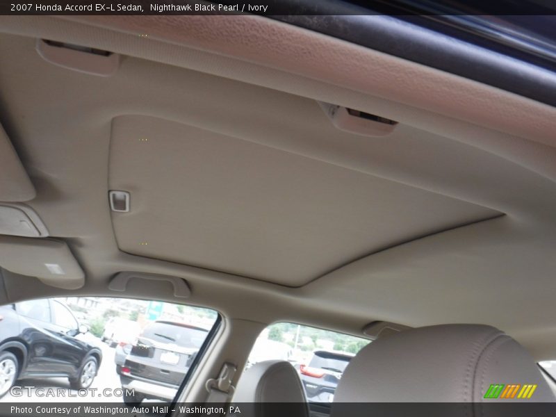 Nighthawk Black Pearl / Ivory 2007 Honda Accord EX-L Sedan
