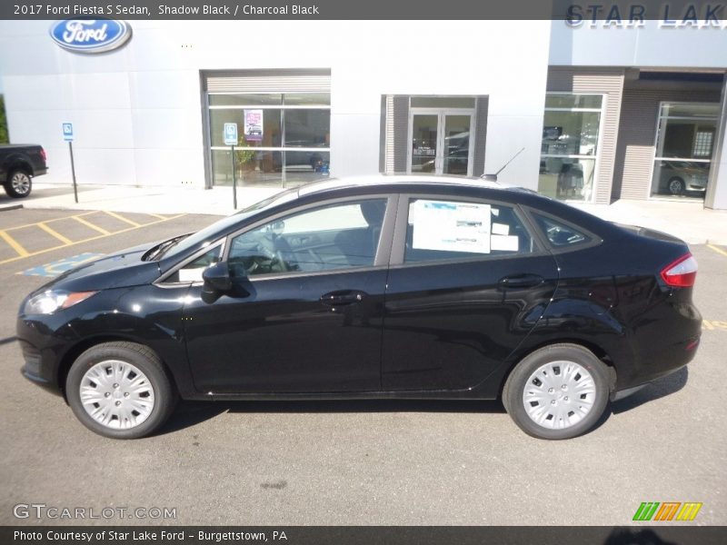 Shadow Black / Charcoal Black 2017 Ford Fiesta S Sedan