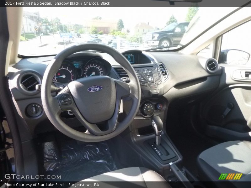 Shadow Black / Charcoal Black 2017 Ford Fiesta S Sedan
