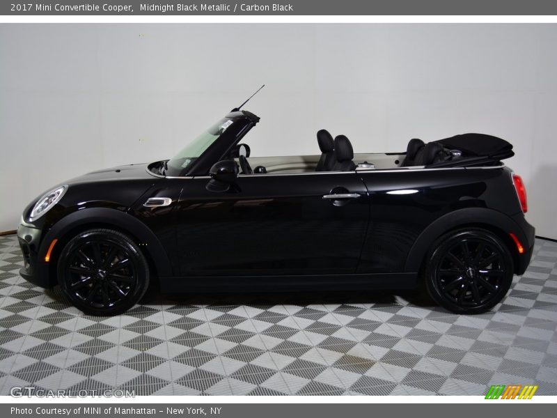 Midnight Black Metallic / Carbon Black 2017 Mini Convertible Cooper