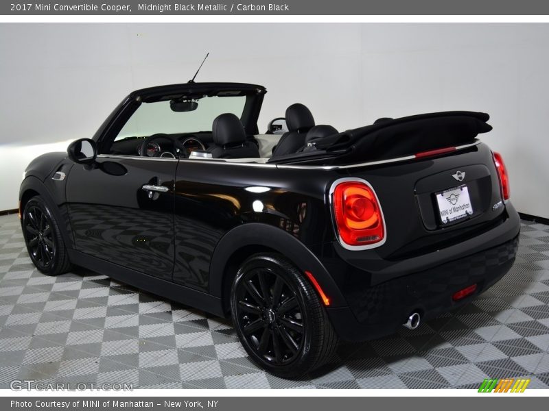 Midnight Black Metallic / Carbon Black 2017 Mini Convertible Cooper