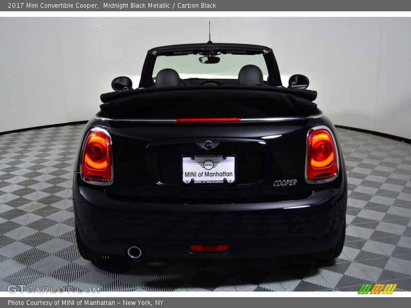 Midnight Black Metallic / Carbon Black 2017 Mini Convertible Cooper
