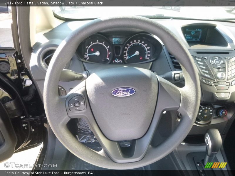 Shadow Black / Charcoal Black 2017 Ford Fiesta S Sedan
