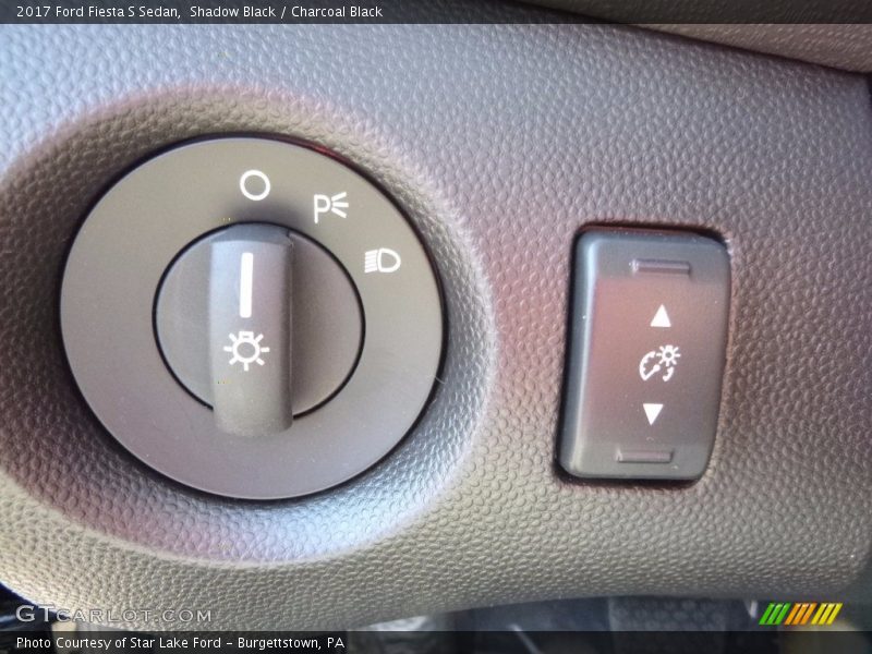 Shadow Black / Charcoal Black 2017 Ford Fiesta S Sedan
