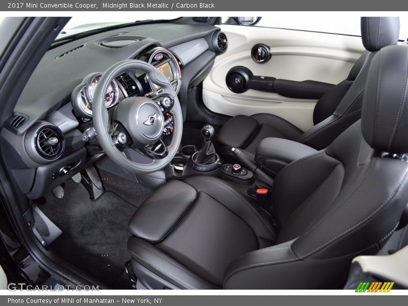 Midnight Black Metallic / Carbon Black 2017 Mini Convertible Cooper