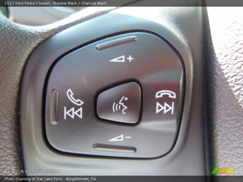 Shadow Black / Charcoal Black 2017 Ford Fiesta S Sedan