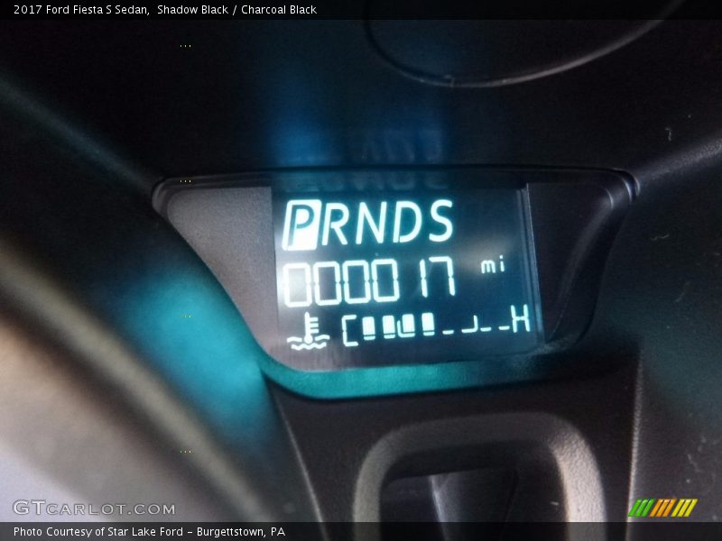 Shadow Black / Charcoal Black 2017 Ford Fiesta S Sedan
