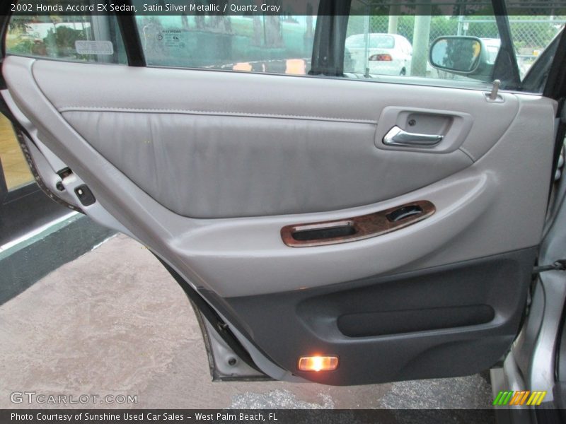 Satin Silver Metallic / Quartz Gray 2002 Honda Accord EX Sedan