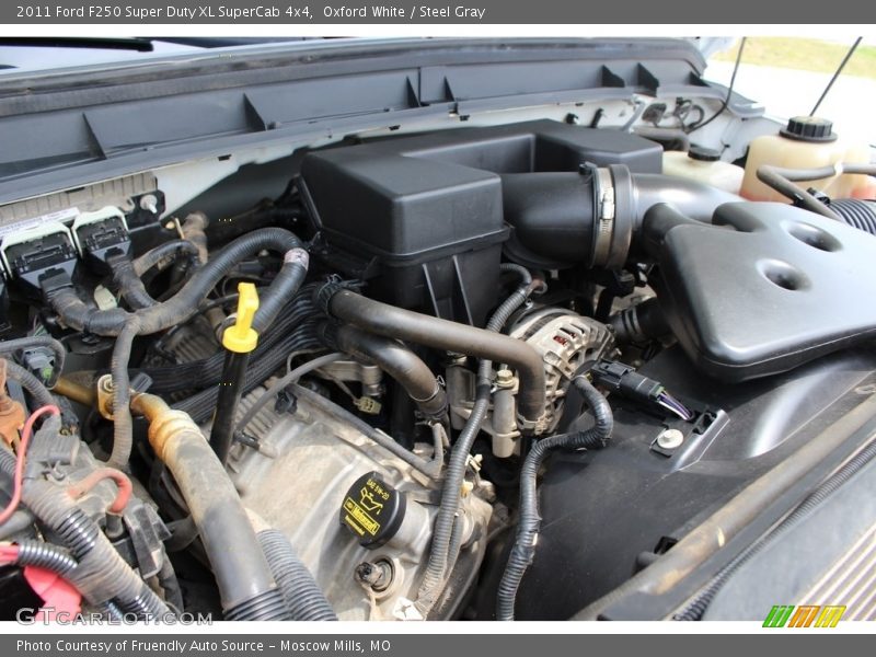 Oxford White / Steel Gray 2011 Ford F250 Super Duty XL SuperCab 4x4