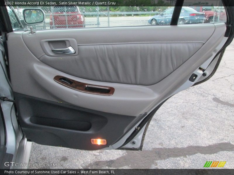 Satin Silver Metallic / Quartz Gray 2002 Honda Accord EX Sedan