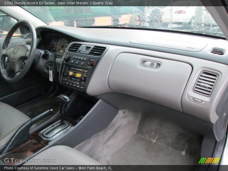Satin Silver Metallic / Quartz Gray 2002 Honda Accord EX Sedan