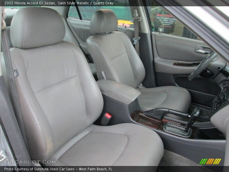 Satin Silver Metallic / Quartz Gray 2002 Honda Accord EX Sedan