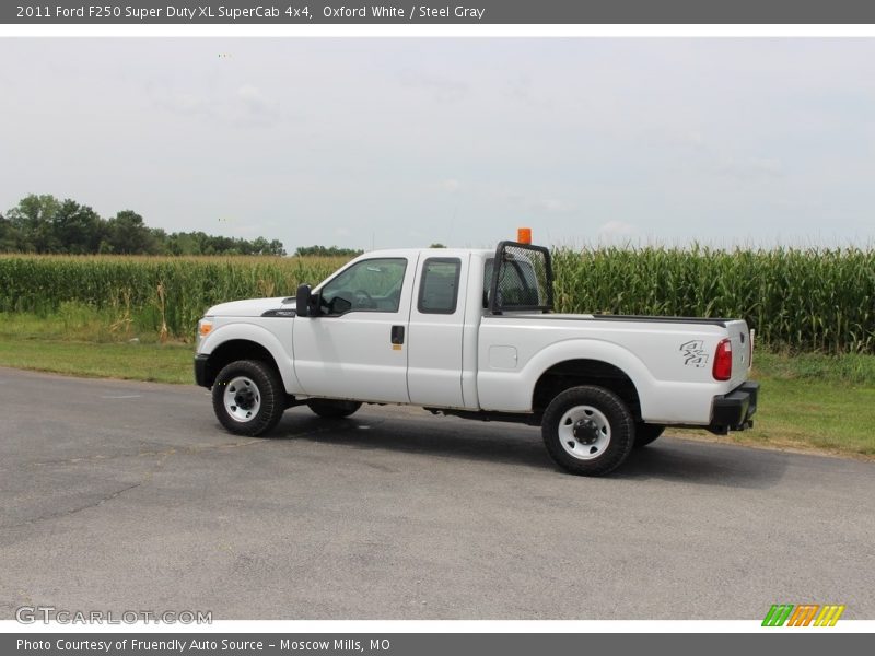 Oxford White / Steel Gray 2011 Ford F250 Super Duty XL SuperCab 4x4