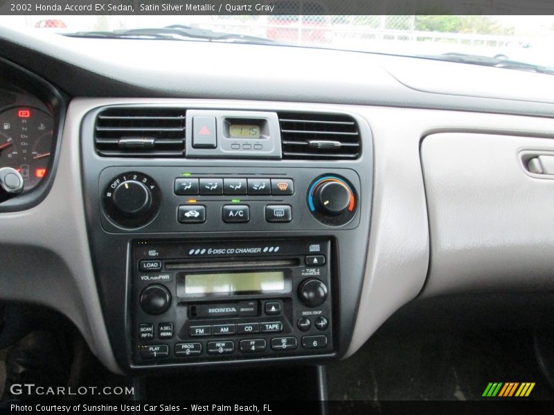 Satin Silver Metallic / Quartz Gray 2002 Honda Accord EX Sedan