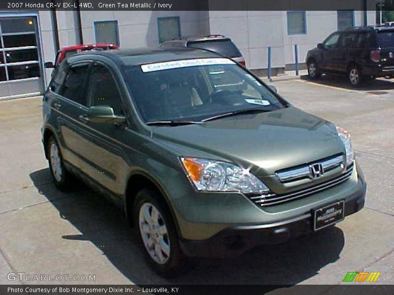 Green Tea Metallic / Ivory 2007 Honda CR-V EX-L 4WD