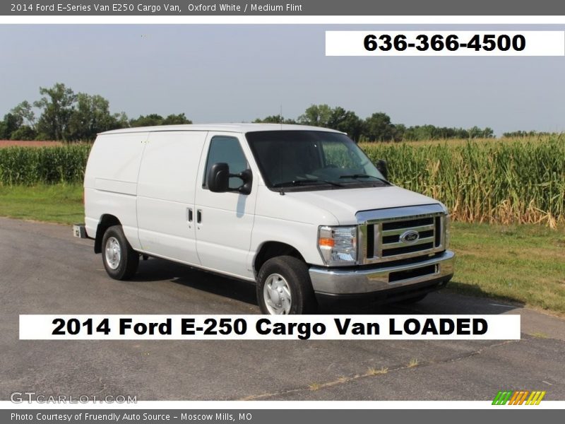 Oxford White / Medium Flint 2014 Ford E-Series Van E250 Cargo Van