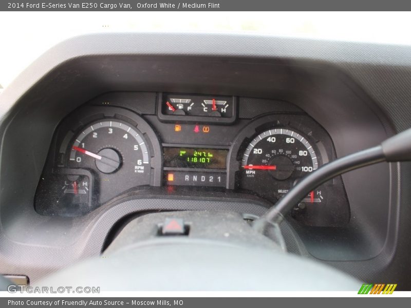 Oxford White / Medium Flint 2014 Ford E-Series Van E250 Cargo Van