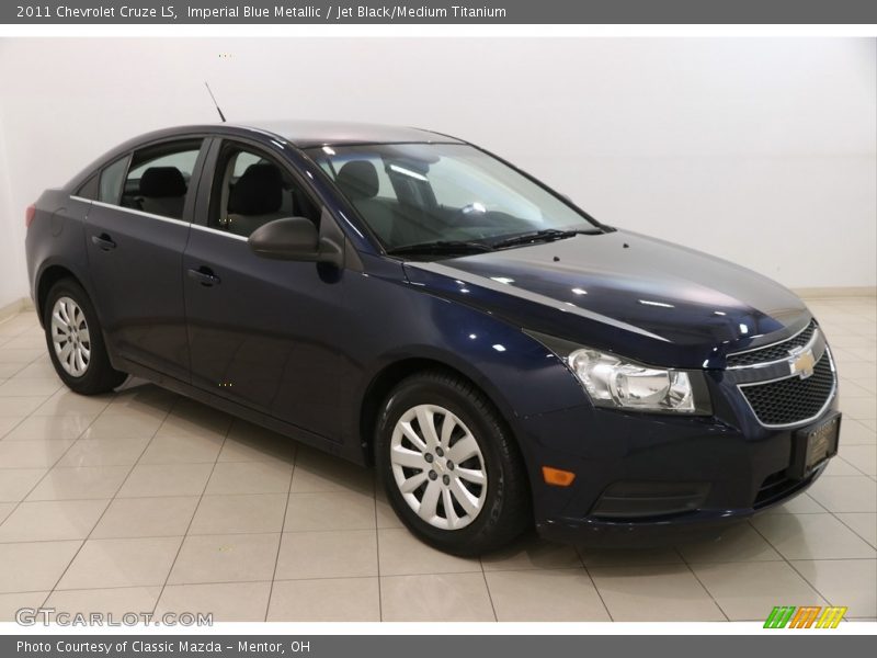Imperial Blue Metallic / Jet Black/Medium Titanium 2011 Chevrolet Cruze LS