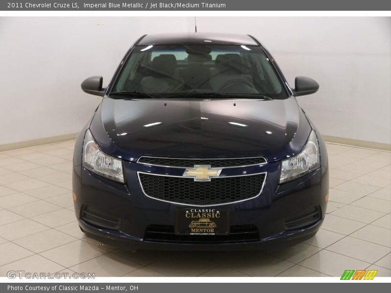Imperial Blue Metallic / Jet Black/Medium Titanium 2011 Chevrolet Cruze LS