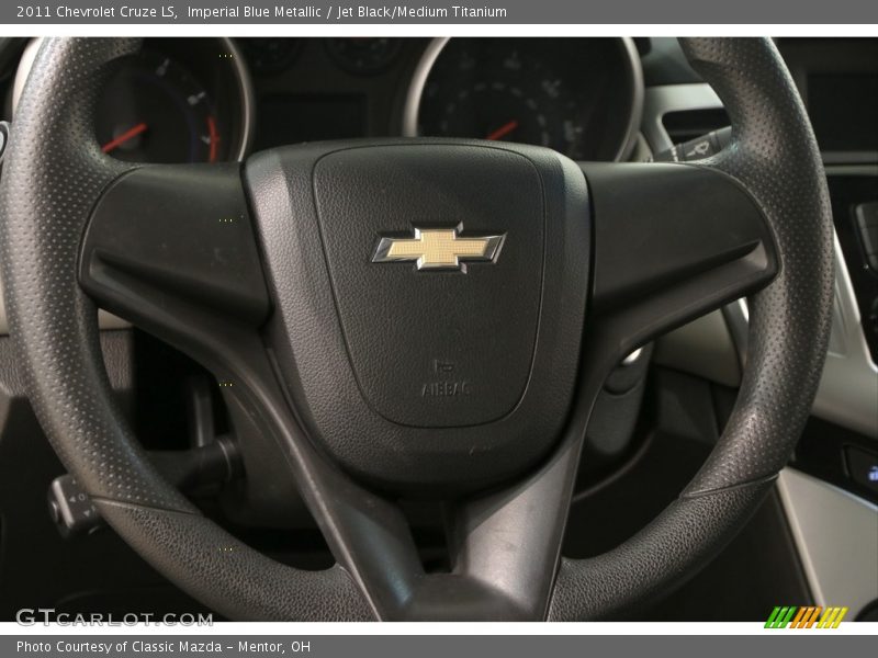 Imperial Blue Metallic / Jet Black/Medium Titanium 2011 Chevrolet Cruze LS