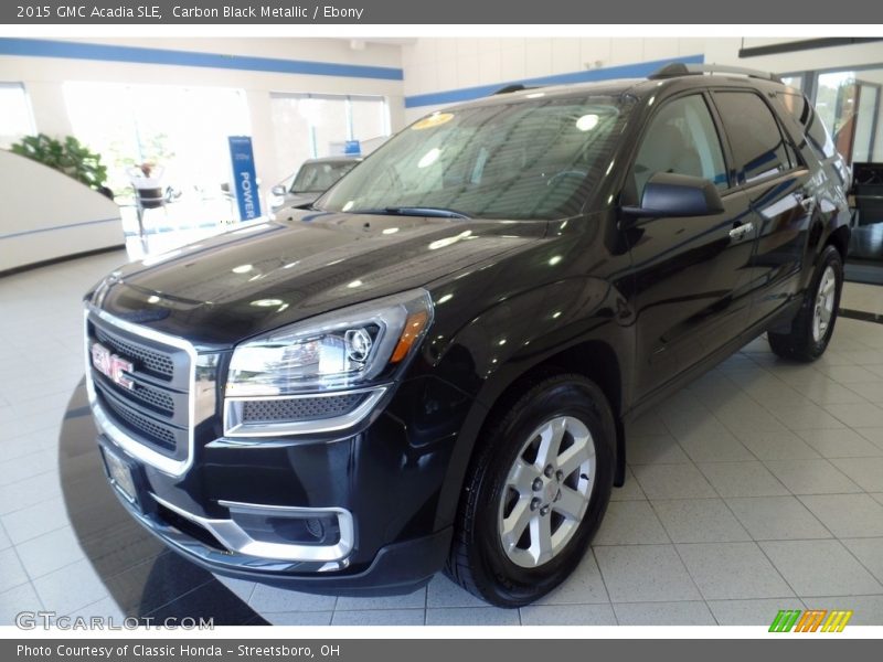 Carbon Black Metallic / Ebony 2015 GMC Acadia SLE