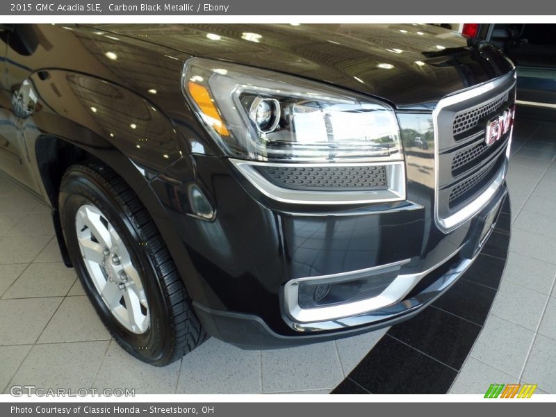Carbon Black Metallic / Ebony 2015 GMC Acadia SLE