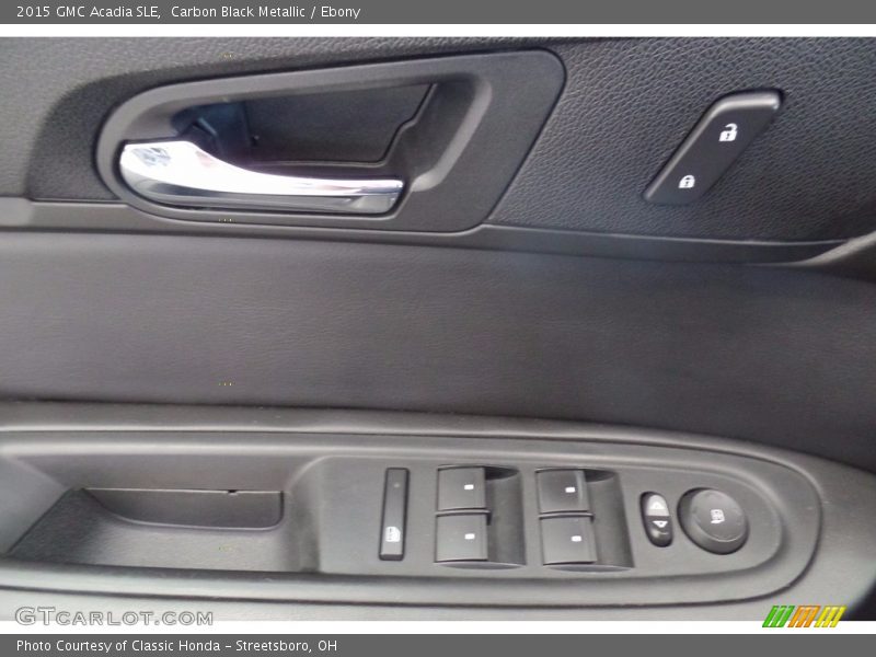 Carbon Black Metallic / Ebony 2015 GMC Acadia SLE