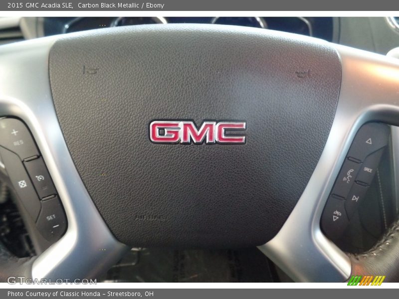 Carbon Black Metallic / Ebony 2015 GMC Acadia SLE