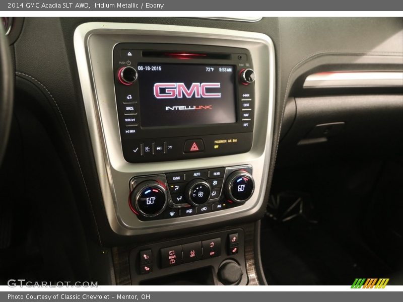 Iridium Metallic / Ebony 2014 GMC Acadia SLT AWD