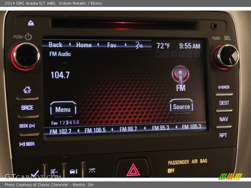 Iridium Metallic / Ebony 2014 GMC Acadia SLT AWD