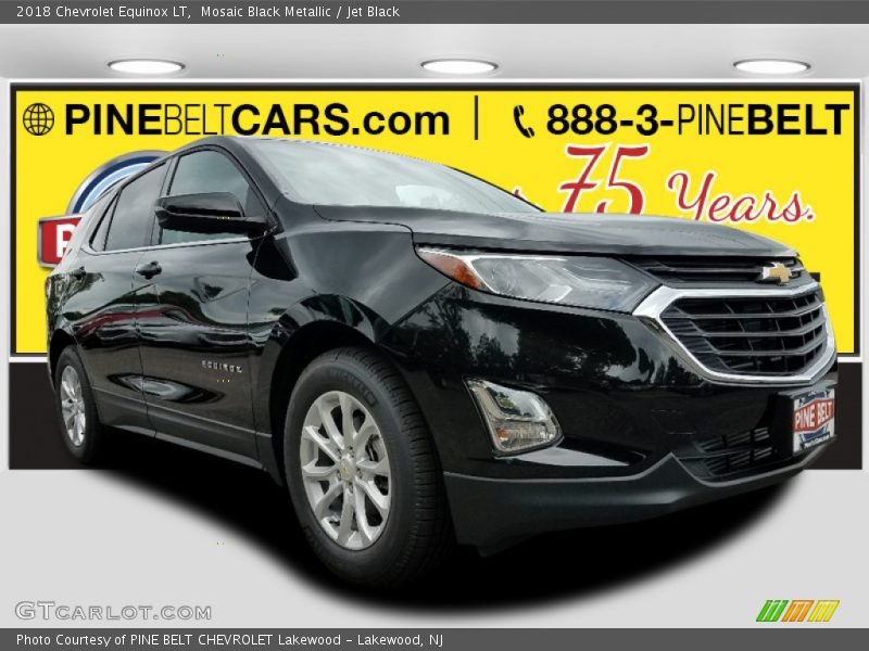 Mosaic Black Metallic / Jet Black 2018 Chevrolet Equinox LT